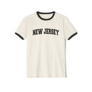 New Jersey Cotton Ringer Graphic Tee - Unisex New Jersey T Shirt, Vintage Style Tee, Men's/Women's Tee-2