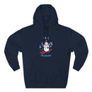 Premium Vail, Colorado Skiing Snowman Hoodie-4