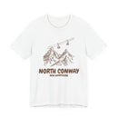 North Conway, New Hampshire Mountain T-Shirt — Vintage Gondola Ski Mountain Tee-2