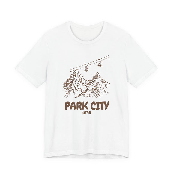 Park City, Utah Mountain T-Shirt — Vintage Gondola Ski Mountain Tee