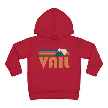 Buy vintage-red Vail, Colorado Toddler Hoodie - Unisex Vail Toddler Sweatshirt