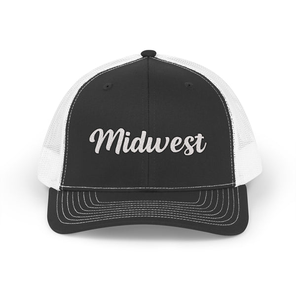 Midwest Snapback Trucker Cap - Embroidered Midwest Hat