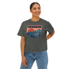 Women's Truckee, California Boxy Graphic Tee - Slightly Cropped