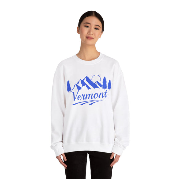 Vermont Sweatshirt - Unisex Mountain Vermont Sweatshirt