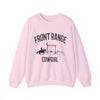 Front Range, Colorado Sweatshirt - Mountain Cowgirl Graphic Crewneck
