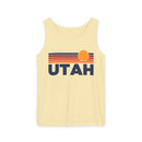 Utah Retro Sunstripe Tank Top | Comfort Colors - 100% Cotton-3