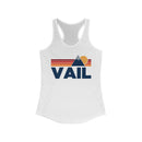 Vail, Colorado Women's Racerback Tank Top - Mountain Lover Sleeveless Shirt, Women's Vail Hiking Tank-1