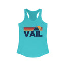Vail, Colorado Women's Racerback Tank Top - Mountain Lover Sleeveless Shirt, Women's Vail Hiking Tank-3