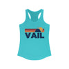 Vail, Colorado Women's Racerback Tank Top - Mountain Lover Sleeveless Shirt, Women's Vail Hiking Tank