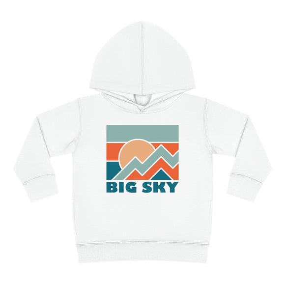 Big Sky, Montana Toddler Hoodie - Unisex Big Sky Toddler Sweatshirt