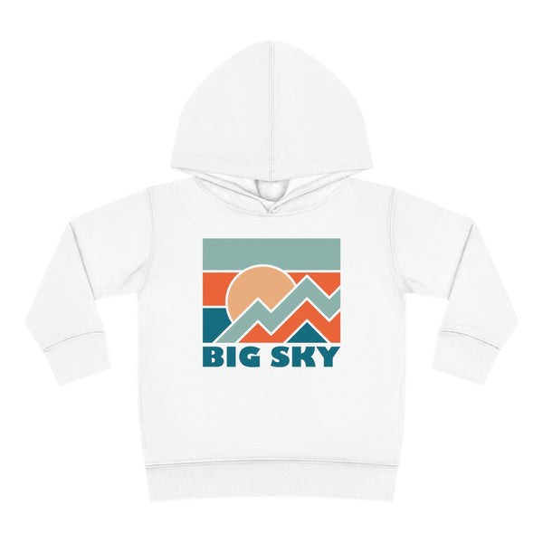 Big Sky, Montana Toddler Hoodie - Unisex Big Sky Toddler Sweatshirt