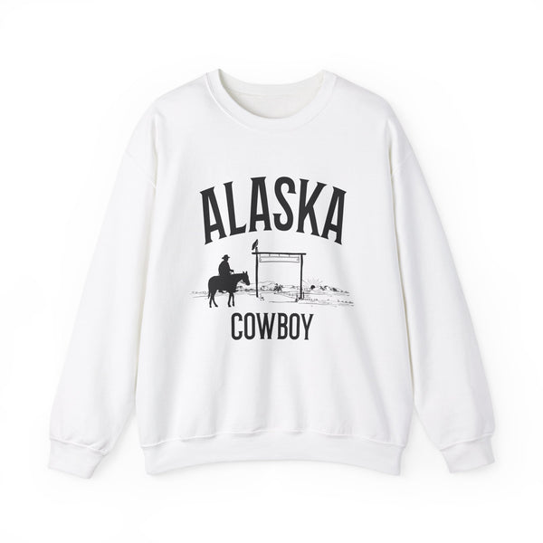 Alaska Sweatshirt - Mountain Cowboy Graphic Crewneck