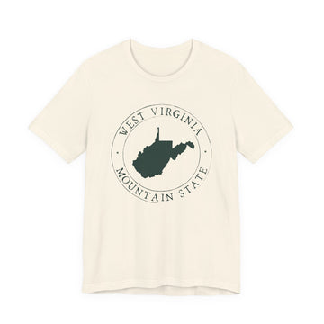 Buy natural West Virginia T-Shirt — State Graphic Tee