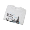Big Sky, Montana Sweatshirt - Unisex Retro Ski Mountain Gondola Big Sky Sweatshirt