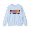 Vermont Sweatshirt Retro Sun Unisex - Vintage Vermont Inspired Warm Pullover Jumper-4