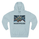 Montpelier, Vermont Hoodie - Retro Mountain Unisex Sweatshirt-4