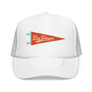 Dry Tortuga National Park Pennant Trucker Hat — Vintage Foam Mesh Cap-6