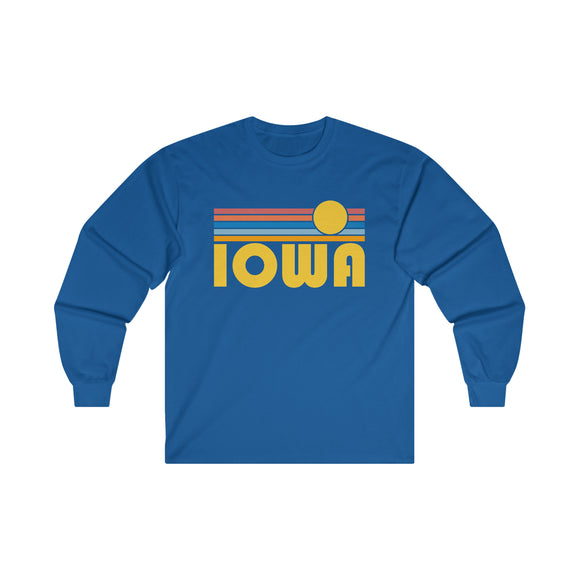 Iowa Long Sleeve Shirt - Retro Unisex Shirt