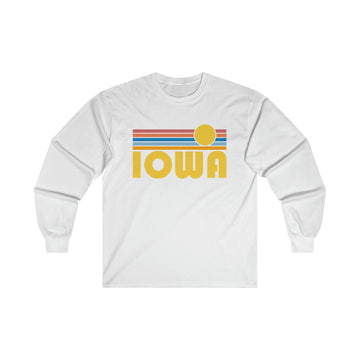 Iowa Long Sleeve Shirt - Retro Unisex Shirt - 0