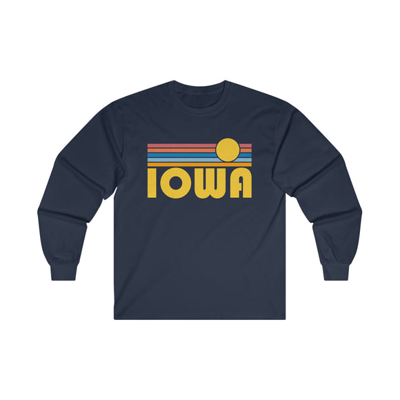 Iowa Long Sleeve Shirt - Retro Unisex Shirt