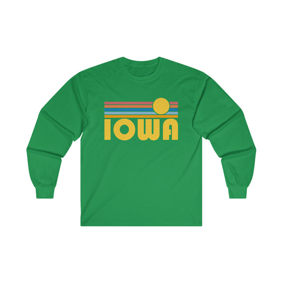 Iowa Long Sleeve Shirt - Retro Unisex Shirt