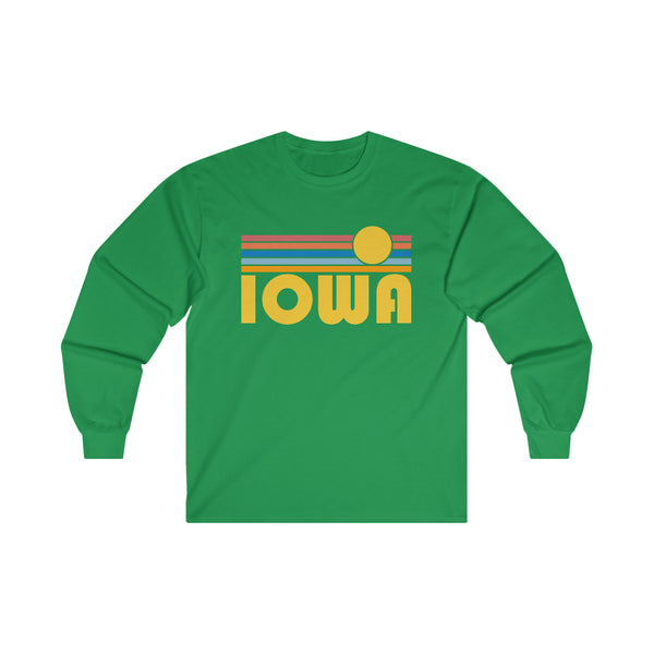 Iowa Long Sleeve Shirt - Retro Unisex Shirt