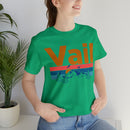 Vail, Colorado Shirt - Mountain Sunset Unisex Vail T-Shirt-62