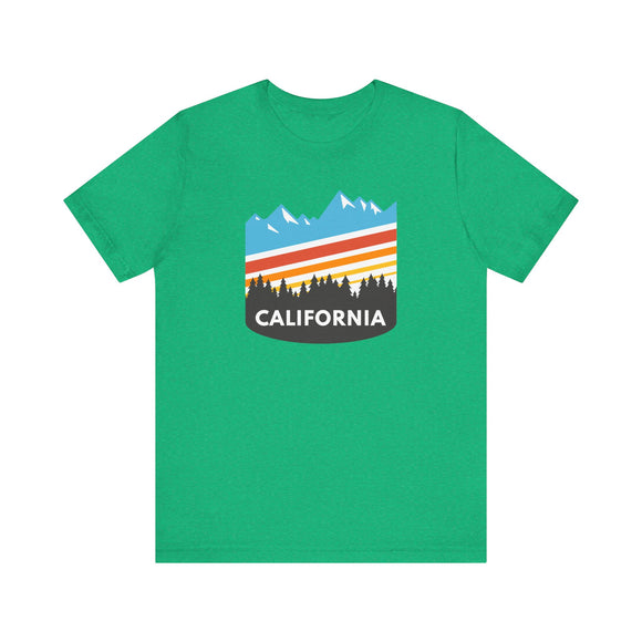 California T-Shirt - Retro Unisex California Shirt