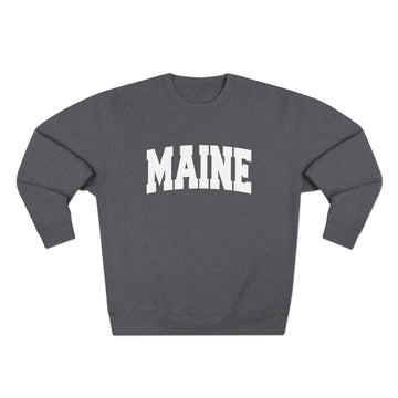 Premium Maine Retro Graphic Sweatshirt