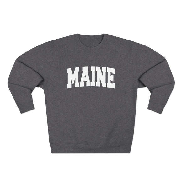 Premium Maine Retro Graphic Sweatshirt