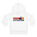 Littleton, Colorado Toddler Hoodie - Unisex Mountain Littleton Pullover Sweatshirt, Kids Hooded Jumper, Colorado Souvenir-1