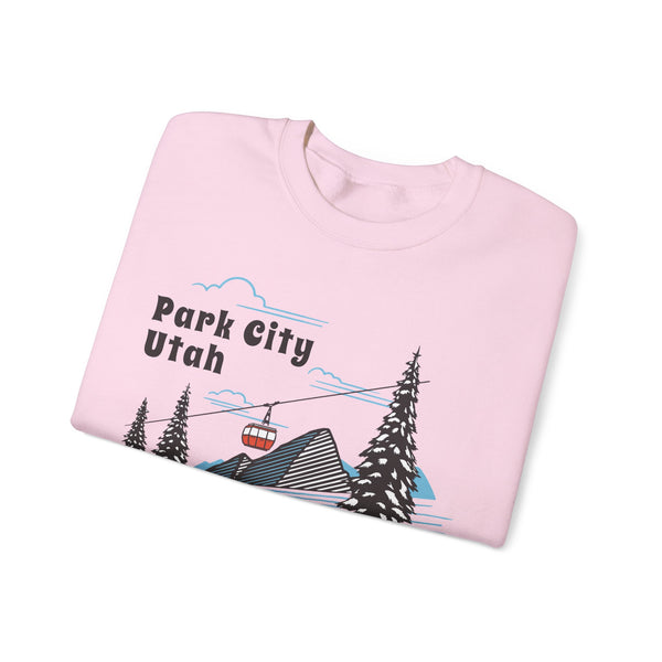 Park City, Utah Sweatshirt - Unisex Retro Ski Mountain Gondola Park City Sweatshirt