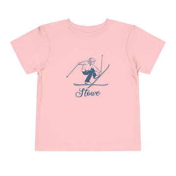 Buy pink Stowe, Vermont Toddler Graphic Tee Vintage Ski - Kids Stowe Shirt