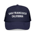 Kids San Francisco, California Trucker Hat - Youth Snapback on white background