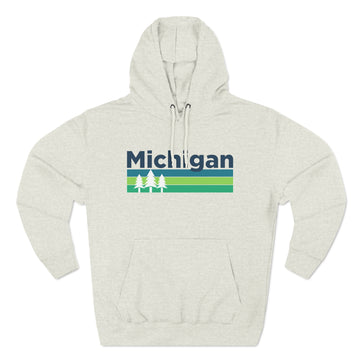 Premium Michigan Hoodie - Retro Unisex Sweatshirt - 0