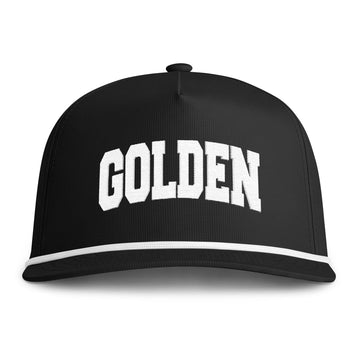 Buy black Golden, Colorado Embroidered Rope Hat - Vintage Sunwashed Rope Cap, Comfort Colors