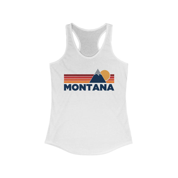 Montana Women's Racerback Tank Top - Mountain Lover Sleeveless Shirt, Women's Montana Hiking Tank