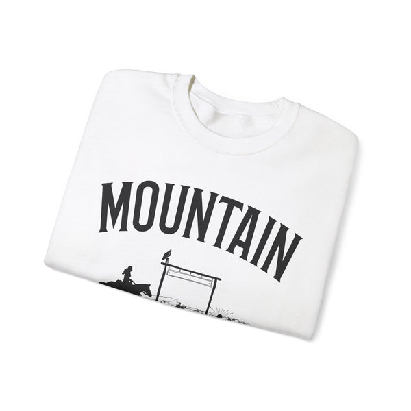 Mountain Sweatshirt - Mountain Cowgirl Graphic Crewneck