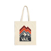 Vail, Colorado Cotton Canvas Vail Tote Bag