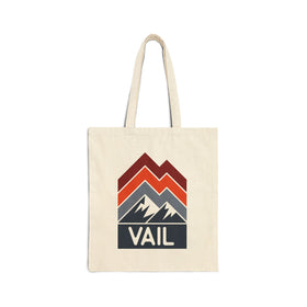 Vail, Colorado Cotton Canvas Vail Tote Bag