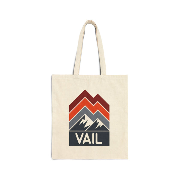 Vail, Colorado Cotton Canvas Vail Tote Bag