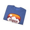 Aspen, Colorado Sweatshirt - Unisex Retro Ombre Crewneck Aspen Sweatshirt