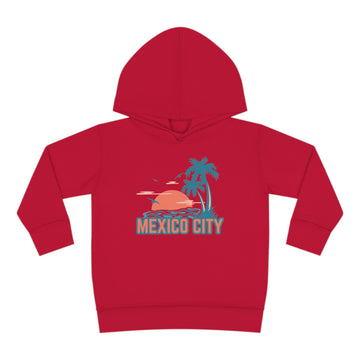 Buy vintage-red Mexico City, Mexico Toddler Hoodie - Unisex Mexico City Toddler Sweatshirt