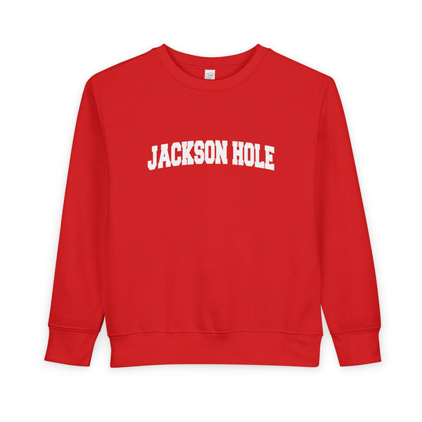 Jackson Hole, Wyoming Toddler Sweatshirt - Jackson Hole Toddler Crewneck Sweatshirt