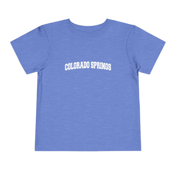 Colorado Springs, Colorado Toddler Graphic Tee - Kids Colorado Springs Vacation T-Shirt - 0