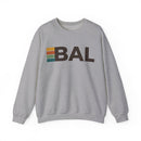 Baltimore, Maryland BAL Retro Stripe Sweatshirt-3