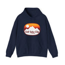 Salt Lake City, Utah Hoodie - Retro Ombre Unisex Salt Lake City Hoodie Sweatshirt-1