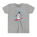 Snowmass, Colorado Youth Skiing Snowman Tee - Kids Snowmass T Shirt-2