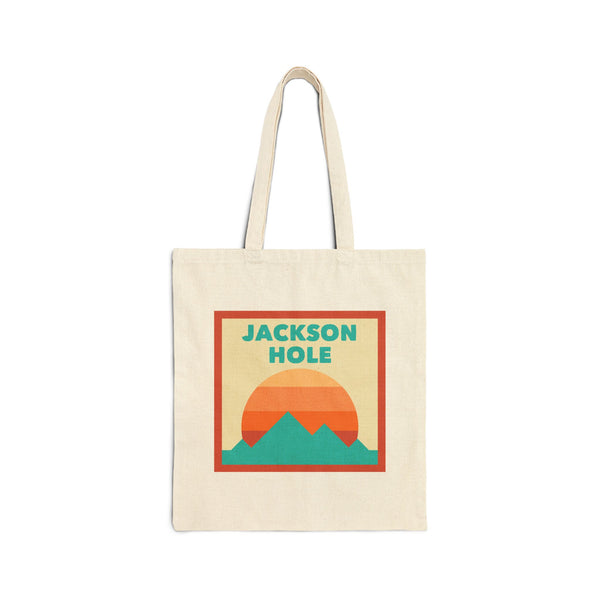 Jackson Hole, Wyoming Tote Bag, Cotton Canvas Tote Bag, Reusable Shopping Bag, Eco-Friendly Tote, Jackson Hole, Wyoming Gift
