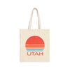 Utah Cotton Canvas Utah Tote Bag - Retro 80s